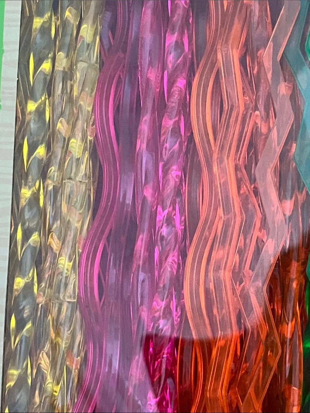 Luau Loco 100 Bright Rainbow Multicolor Twist Drink Stirrers